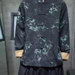 Men's Modern Hanfu Chinese Style Autumn/Winter Jacquard Long Sleeve Jacket – New Tang Suit with Stand Collar and Metal Buttons - Image 4