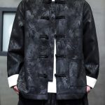 Men's Chinese Style 2024 New Suede Tang Suit – Modern Hanfu Jacket with Frog Buttons and Stand Collar, Autumn Fashion